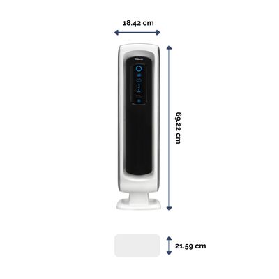 0043859664627-AeraMax DX5 - Purificateur d'air blanc - Fellowes-P_79386852_3-1