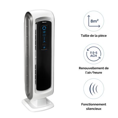0043859664627-AeraMax DX5 - Purificateur d'air blanc - Fellowes-P_79386852_4-2