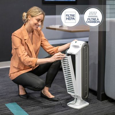 0043859664627-AeraMax DX5 - Purificateur d'air blanc - Fellowes-P_79386852_7-5