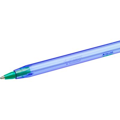 3086123340749-BIC Cristal SOFT - 4 Stylos à bille - noir, rouge, bleu, vert - 1.2 mm-P_79389863_4-3