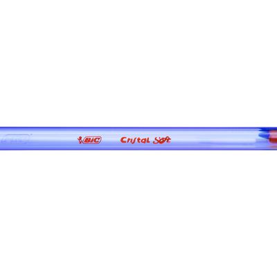 3086123340749-BIC Cristal SOFT - 4 Stylos à bille - noir, rouge, bleu, vert - 1.2 mm-P_79389863_5-4