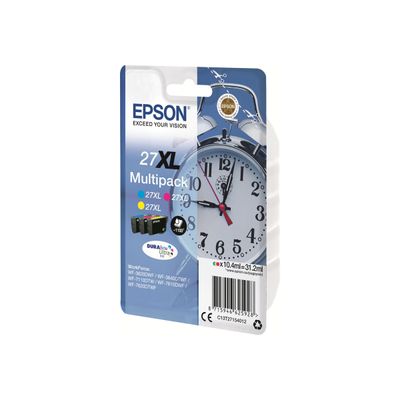 8715946535067-Epson 27XL Réveil - Pack de 3 - cyan, magenta, jaune - cartouche d'encre originale-P_79390524_2-1