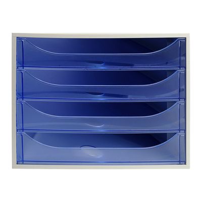 9002493423343-Exacompta Ecobox - Module de classement 4 tiroirs - gris/bleu glacé transparent-P_79394115_1-0