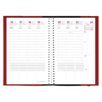 3371010362578-Agenda à élastique Time&Life Pocket - 1 semaine sur 2 pages - 10 x 15 cm - violet - Quo V-P_79394710_2-1