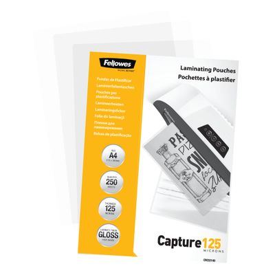 0043859521852-Fellowes - 250 pochettes de plastification A4 (216 x 303 mm) - 125 microns - brillantes -P_79395511_4-1