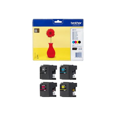 5014047566233-Brother LC121 - Pack de 4 - noir, cyan, magenta, jaune - cartouche d'encre originale-P_79396212_3-2