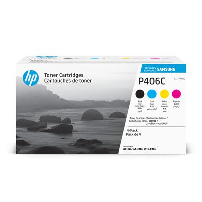 191628445851-Samsung CLT-P406C - Pack de 4 - noir, cyan, magenta, jaune - cartouche laser d'origine-P_79396953_2-0
