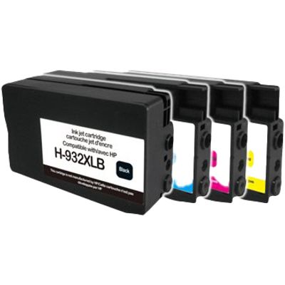 3584770891015-Cartouche compatible HP 932XL/933XL - pack de 4 - noir, cyan, magenta, jaune - Uprint-P_79397336_1-0