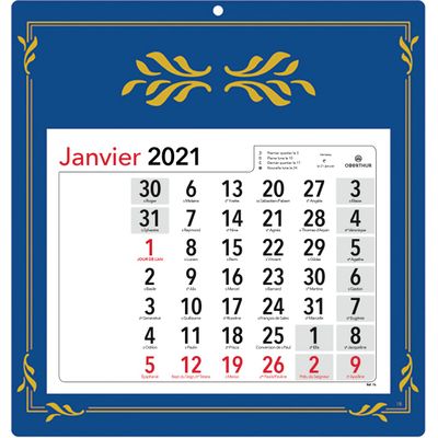 3664447084077-Oberthur - Plaque Skytos mensuel - 29 x 30 cm - disponible dans différentes couleurs-P_79398060_2-1