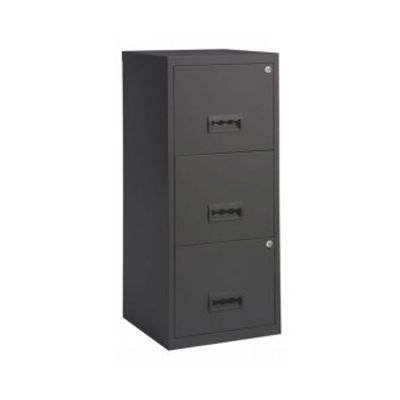 0000794012548-Classeur 3 tiroirs pour dossiers suspendus - 96 x 40 x 40 cm - anthracite-P_79401254_1-0