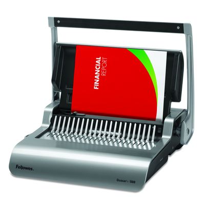 043859651252-Fellowes Quasar +500 - machine à relier / relieuse perforeuse manuelle - perfore 25 feuille-P_79407860_9-5