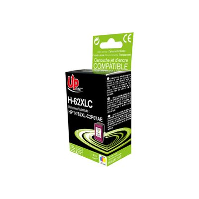 3584770896041-Cartouche compatible HP 62XL - cyan, magenta, jaune - Uprint-P_79411458_2-1