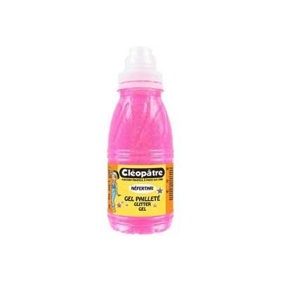 3134725009615-Cléopâtre NÉFERTARI - Peinture gel à paillettes - rose - 250 ml-P_79412764_1-0