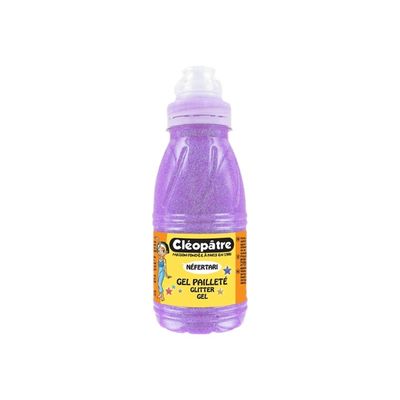 3134725009639-Cléopâtre NÉFERTARI - Peinture gel à paillettes - violet - 250 ml-P_79412766_1-0