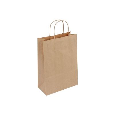 2130858304888-50 Sacs cadeau kraft - poignées torsadées - 22 cm x 10 cm x 31 cm - brun-P_79414222_1-0