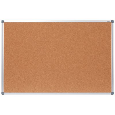 4007885258393-DAHLE - Tableau d'affichage en liège naturel 45 x 60 cm - cadre aluminium-P_79418369_1-0