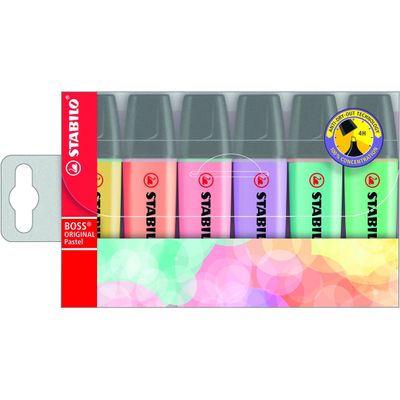 4006381492881-STABILO BOSS ORIGINAL Pastel - Pack de 6 surligneurs - couleurs assorties-P_79421647_3-0