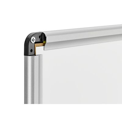 4009729066065-DAHLE - Tableau blanc laqué 90 x 120 cm - magnétique - cadre alu renforcé-P_79429336_3-2