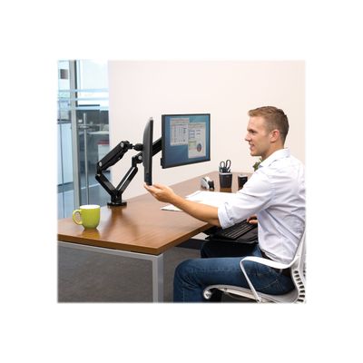 0043859716968-Fellowes Platinum series - Bras porte écran double jusqu'à 27'' par bras - facilement réglable -P_79431492_6-5