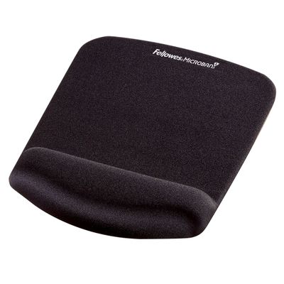 043859718917-Fellowes PlushTouch - Tapis de souris / repose-poignets ergonomique - noir - protection anti-bactérienne Microban - sur-P_79431493_3-0
