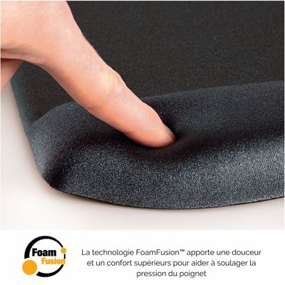 043859718917-Fellowes PlushTouch - Tapis de souris / repose-poignets ergonomique - noir - protection anti-bactérienne Microban - sur-P_79431493_5-2