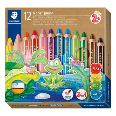 4007817029190-STAEDTLER Buddy - 12 Crayons de couleur - pointe large-P_79431784_2-0