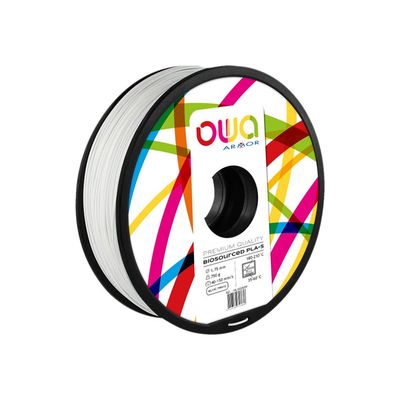 3112539713836-OWA - filament 3D PLA-S - blanc - Ø 1,75 mm - 750g-P_79433154_1-0