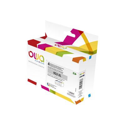 3112539724788-Cartouche compatible HP 953XL - pack de 4 - noir, cyan, magenta, jaune - Owa K10452OW -P_79433187_1-0