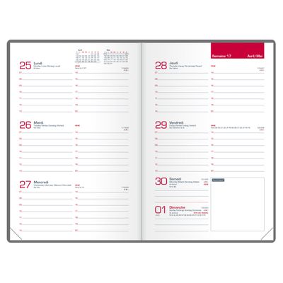 3147281935601-Agenda Oxford Voyage - 1 semaine sur 2 pages - 10 x 15 cm - différentes couleurs disponibl-P_79435689_7-5