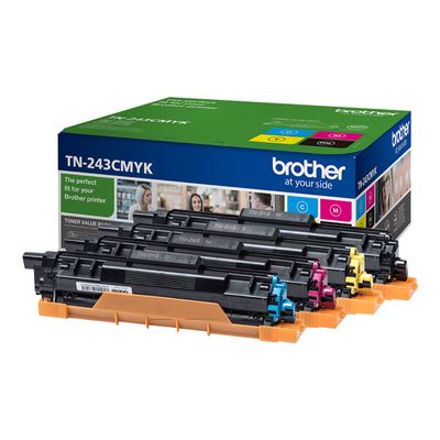 4977766787611-Brother TN243 - pack de 4 - noir, cyan, magenta, jaune - cartouche laser d'origine-P_79437844_5-4