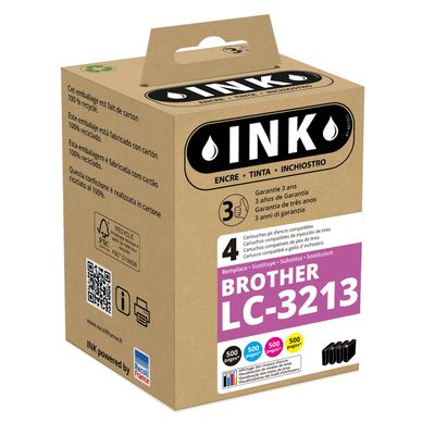 8720282010406-Cartouche compatible Brother LC3213 - pack de 4 - noir, cyan, magenta, jaune - ink-P_79443378_1-0