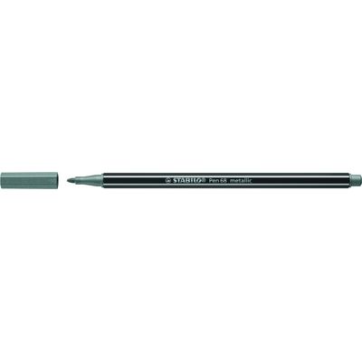 4006381530132-STABILO Pen 68 Metallic - Feutre métallisé 1,4 mm - argent-P_79443911_1-0