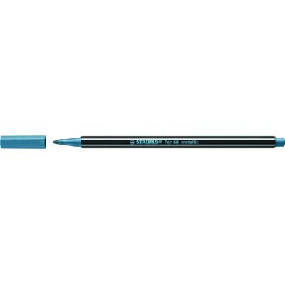 4006381530224-STABILO Pen 68 Metallic - Feutre métallisé 1,4 mm - bleu-P_79443914_1-0