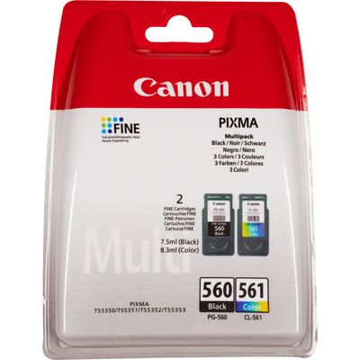8714574662978-Canon PG-560 / CL-561 - Pack de 2 - noir, couleur (cyan, magenta, jaune) - cartouche d'encr-P_79444067_1-0