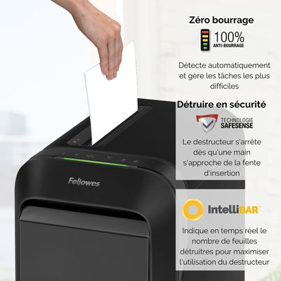0043859751556-Fellowes Powershred LX221 - destructeur de documents coupe croisée microparticules - 20 feuilles-P_79445443_8-5