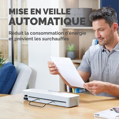 043859753215-Fellowes Pixel - Plastifieuse A4 - de 80 à 125 microns, à chaud et à froid - anti-bourrag-P_79445446_6-5