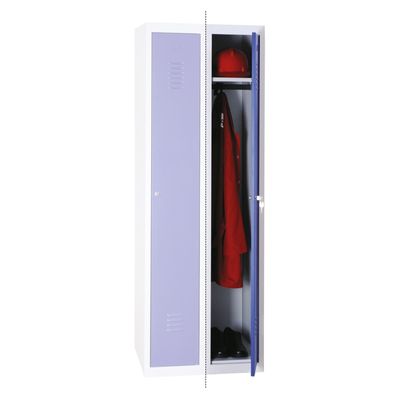 0000791450862-Vestiaire Industrie Propre (à monter) - colonne suivante - H180 x L30 x P51,5 cm - gris/bleu--0