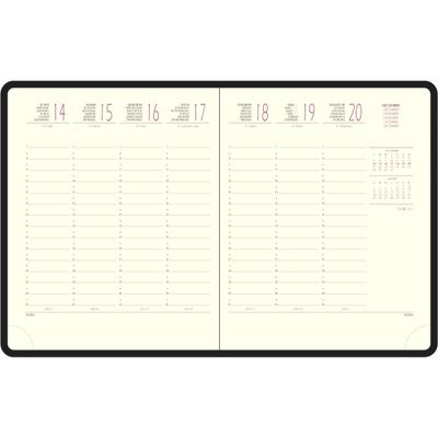 3660942016827-Agenda Winner Eurotime 18 - 1 semaine sur 2 pages - 15 x 17 cm - disponible dans différentes couleurs --3