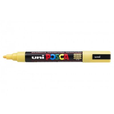 4902778107478-Posca - Marqueur peinture pointe moyenne - jaune paille--0