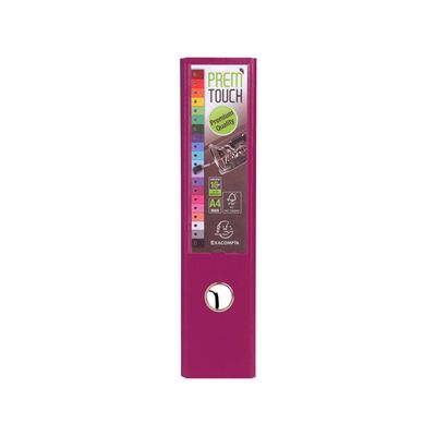 3130630533474-Exacompta Prem'Touch - Classeur à levier - Dos 80 mm - A4 Maxi - pour 715 feuilles - fuchsia--1