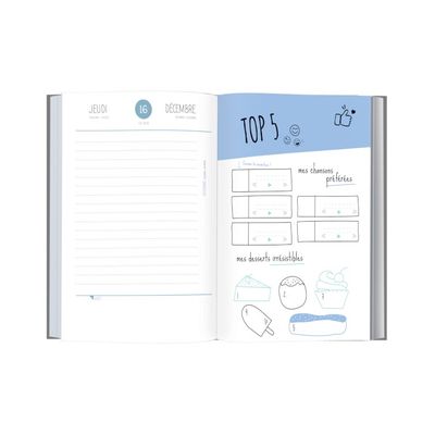 3108720615010-Agenda Deeluxe Primaire - 1 jour par page - 12,5 x 17,5 cm - Oberthur--1