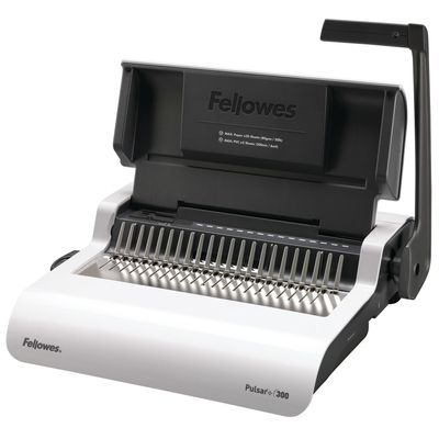 0043859651245-Fellowes Pulsar +300 - machine à relier / relieuse perforeuse manuelle - perfore 20 feuilles - relie 3--1