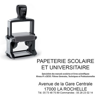 092399746232-Tampon métallique personnalisé avec 9 lignes de texte - zone d'impression 68 x 47 mm - Trodat Professi--6
