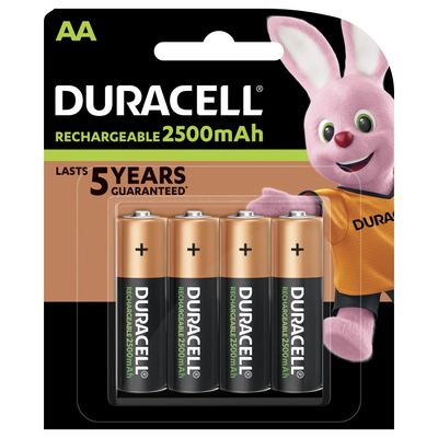 5000394057043-DURACELL Ultra DX1500 - 4 piles alcalines rechargeables - AA HR6--0