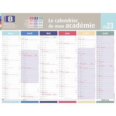 3108724300615-Bien s'organiser - Calendrier Zone B - 43 x 33,5 cm - Oberthur--1