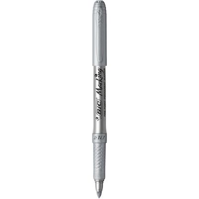 0400794044547-BIC MARKING COLOR - Marqueur permanent - pointe moyenne - argent--0