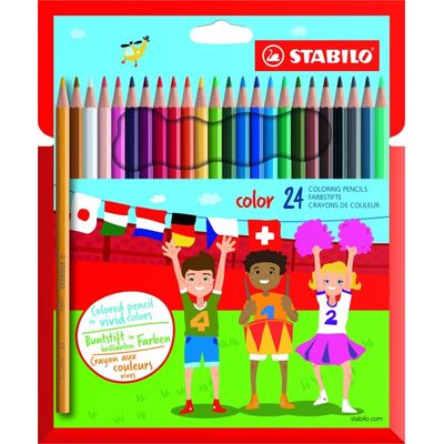 4006381488044-STABILO Color - 24 Crayons de couleur--0