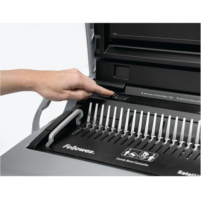 0043859522262-Fellowes Galaxy-E 500 - machine à relier / relieuse perforeuse éléctrique - perfore 25 feuilles - re--4