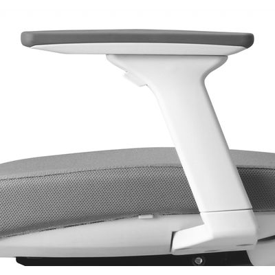 3700339878284-Paire d'accoudoirs fixes pour fauteuil CHARLIE - blanc--0