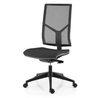 3660916034130-Fauteuil de bureau NOVA - sans accoudoirs- sans appui-tête - noir--1